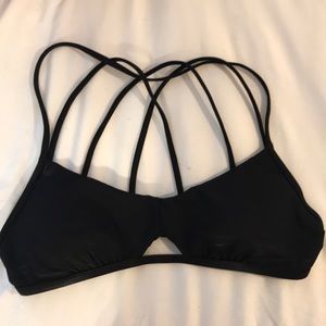 Black bikini top